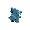 Gible back-facing sprite from Pokémon Black 2
