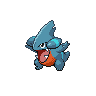 Gible front-facing sprite from Pokémon Black