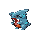 Gible front-facing sprite from Pokémon Pearl