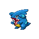 Gible shiny front-facing sprite from Pokémon Pearl