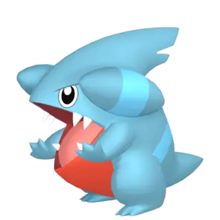 Gible front-facing sprite from Pokémon Shield