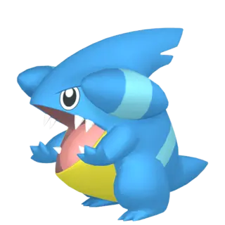Gible shiny front-facing sprite from Pokémon Shield