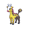 Girafarig front-facing sprite from Pokémon White