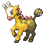 Girafarig front-facing sprite from Pokémon Emerald