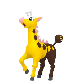 Girafarig front-facing sprite from Pokémon Y