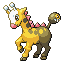 Girafarig front-facing sprite from Pokémon Sapphire
