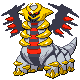Giratina front-facing sprite from Pokémon Pearl