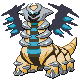 Giratina shiny front-facing sprite from Pokémon Pearl