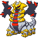 Giratina front-facing sprite from Pokémon SoulSilver