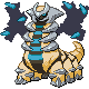 Giratina shiny front-facing sprite from Pokémon SoulSilver