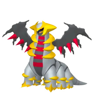Giratina front-facing sprite from Pokémon Legends: Arceus