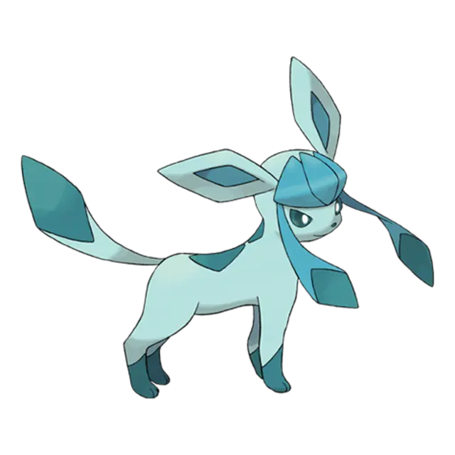 Glaceon, the Fresh Snow Pokémon — Ice-type Pokémon official artwork