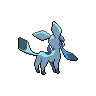 Glaceon back-facing sprite from Pokémon Black