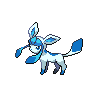 Glaceon shiny front-facing sprite from Pokémon Black