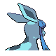 Glaceon back-facing sprite from Pokémon SoulSilver