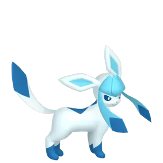 Glaceon shiny front-facing sprite from Pokémon X