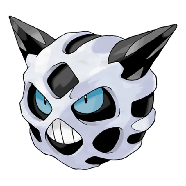 Glalie, the Face Pokémon — Ice-type Pokémon official artwork