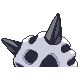 Glalie back-facing sprite from Pokémon Diamond