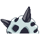 Glalie shiny back-facing sprite from Pokémon Diamond
