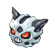 Glalie shiny front-facing sprite from Pokémon Diamond