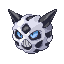 Glalie front-facing sprite from Pokémon Emerald