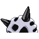 Glalie back-facing sprite from Pokémon SoulSilver