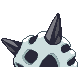 Glalie shiny back-facing sprite from Pokémon SoulSilver