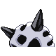 Glalie back-facing sprite from Pokémon Platinum