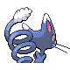 Glameow back-facing sprite from Pokémon Diamond