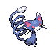 Glameow front-facing sprite from Pokémon Diamond