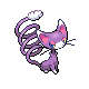 Glameow shiny front-facing sprite from Pokémon Diamond
