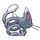 Glameow back-facing sprite from Pokémon SoulSilver