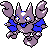 Gligar shiny front-facing sprite from Pokémon Crystal