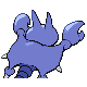 Gligar shiny back-facing sprite from Pokémon Pearl