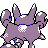 Gligar shiny back-facing sprite from Pokémon Silver