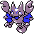 Gligar shiny front-facing sprite from Pokémon Silver