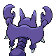 Gligar back-facing sprite from Pokémon Platinum
