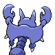 Gligar shiny back-facing sprite from Pokémon Platinum