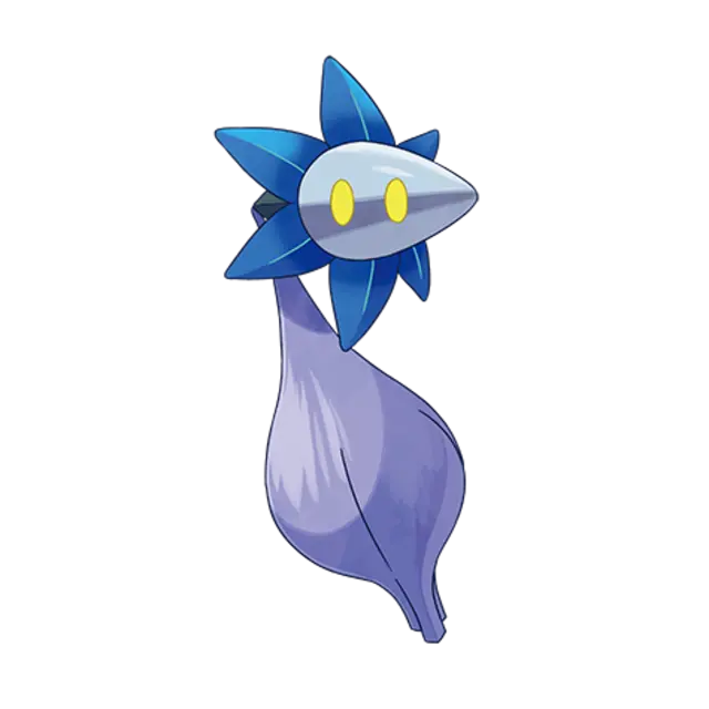 Glimmet, the Ore Pokémon — Rock/Poison-type Pokémon official artwork
