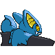 Gliscor shiny back-facing sprite from Pokémon Diamond