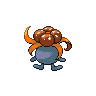 Gloom back-facing sprite from Pokémon Black 2