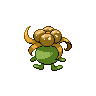 Gloom shiny back-facing sprite from Pokémon Black 2