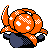 Gloom back-facing sprite from Pokémon Crystal