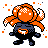 Gloom front-facing sprite from Pokémon Crystal