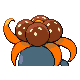 Gloom back-facing sprite from Pokémon Pearl