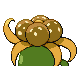Gloom shiny back-facing sprite from Pokémon Pearl