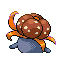 Gloom back-facing sprite from Pokémon FireRed
