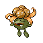 Gloom shiny front-facing sprite from Pokémon FireRed