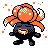 Gloom front-facing sprite from Pokémon Gold