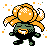 Gloom shiny front-facing sprite from Pokémon Gold
